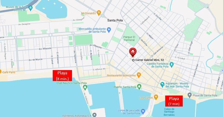 Centrico Apartamento Con Todo A Estrenar En La Playa سانتا بولا المظهر الخارجي الصورة